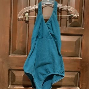 Body Wrappers Teal Adult Large Ballet Leotard